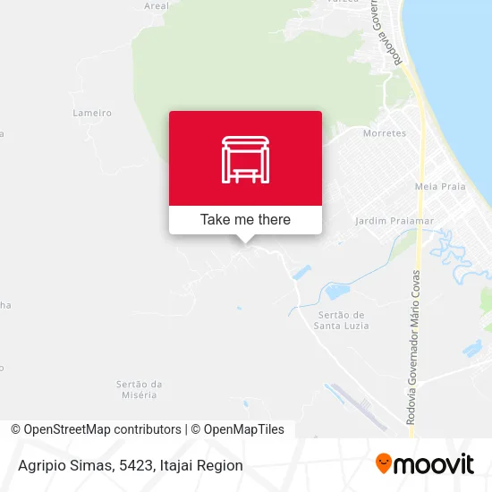 Agripio Simas, 5423 map