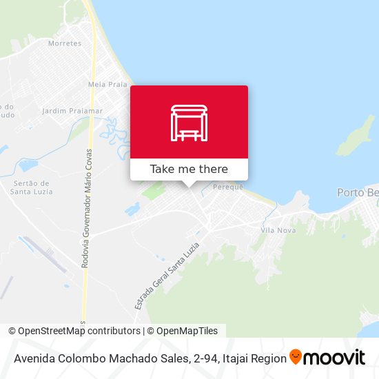 Mapa Avenida Colombo Machado Sales, 2-94