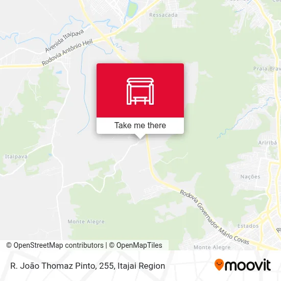 R. João Thomaz Pinto, 255 map