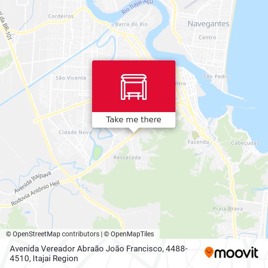 Avenida Vereador Abraão João Francisco, 4488-4510 map