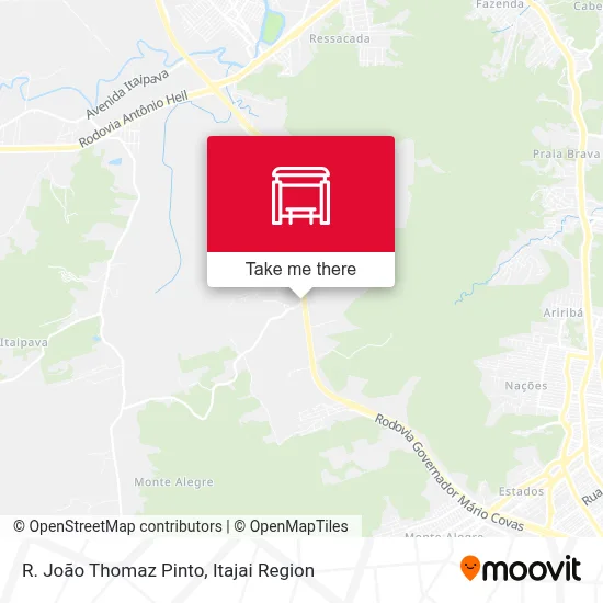 R. João Thomaz Pinto map