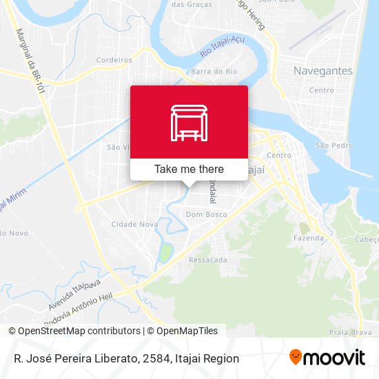R. José Pereira Liberato, 2584 map