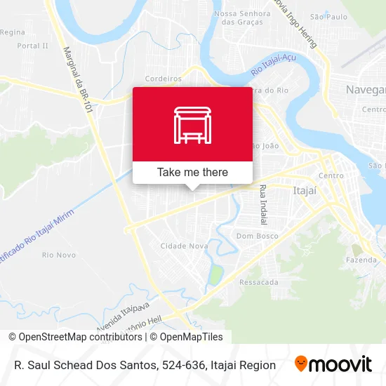 R. Saul Schead Dos Santos, 524-636 map