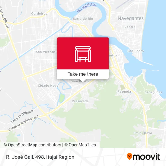 R. José Gall, 498 map