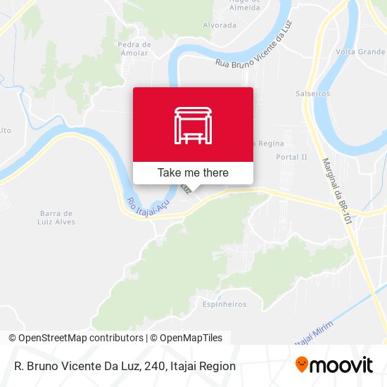 Mapa R. Bruno Vicente Da Luz, 240