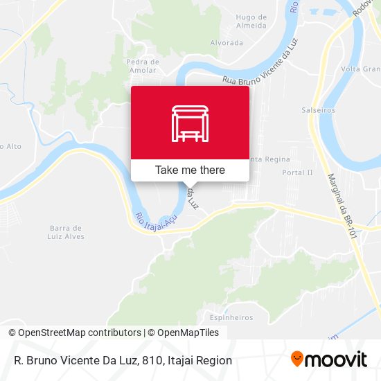 R. Bruno Vicente Da Luz, 810 map