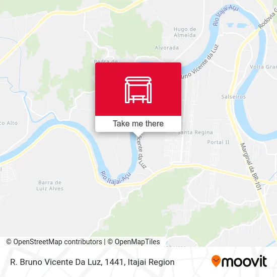 R. Bruno Vicente Da Luz, 1441 map