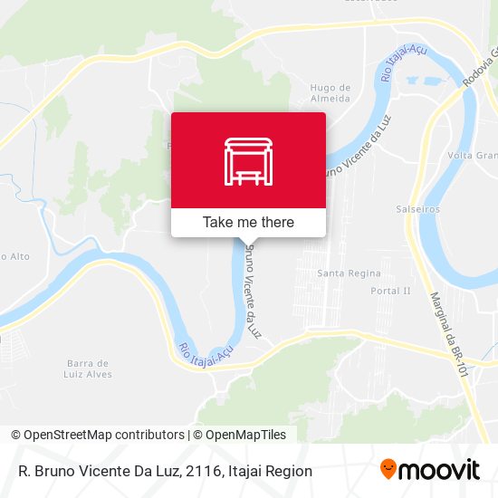 Mapa R. Bruno Vicente Da Luz, 2116