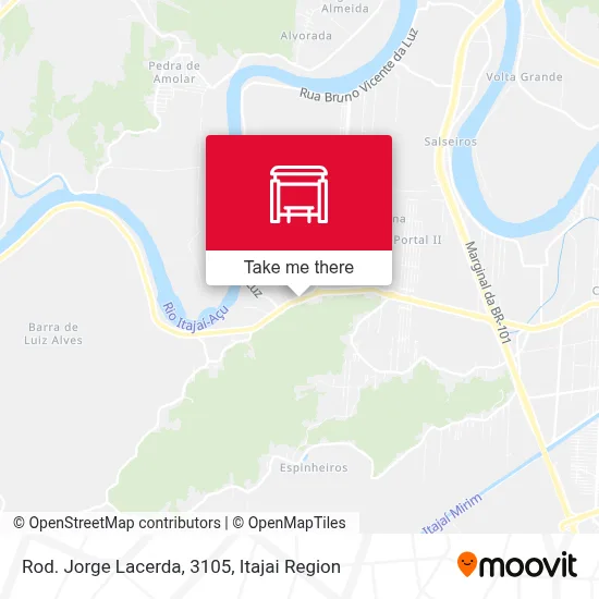 Rod. Jorge Lacerda, 3105 map