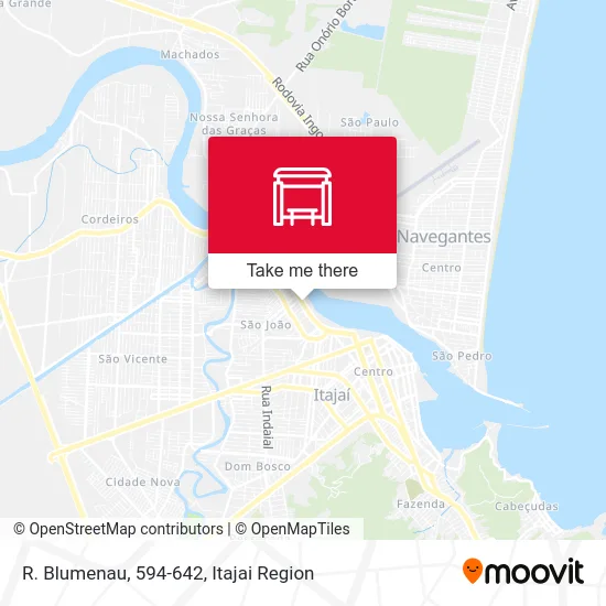 R. Blumenau, 594-642 map