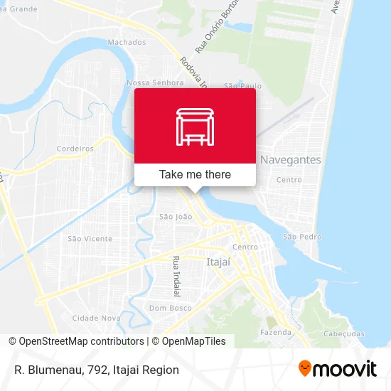 R. Blumenau, 792 map
