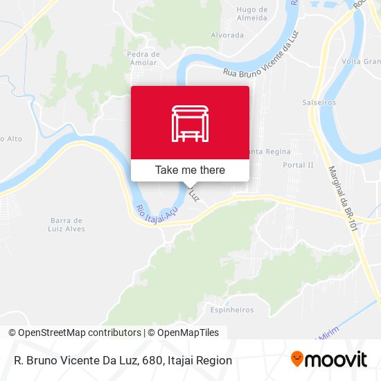 R. Bruno Vicente Da Luz, 680 map