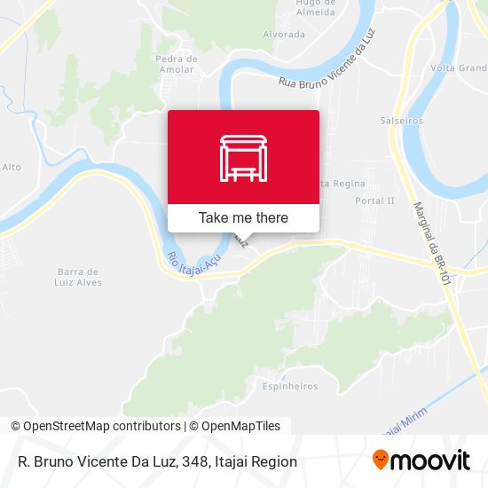 Mapa R. Bruno Vicente Da Luz, 348