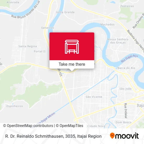 R. Dr. Reinaldo Schmithausen, 3035 map