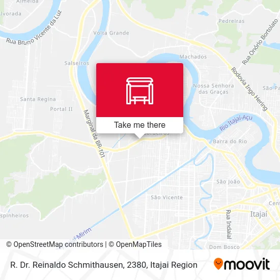 R. Dr. Reinaldo Schmithausen, 2380 map