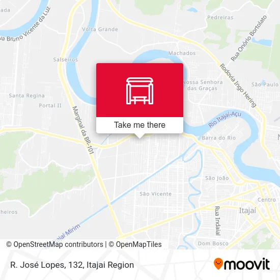 R. José Lopes, 132 map
