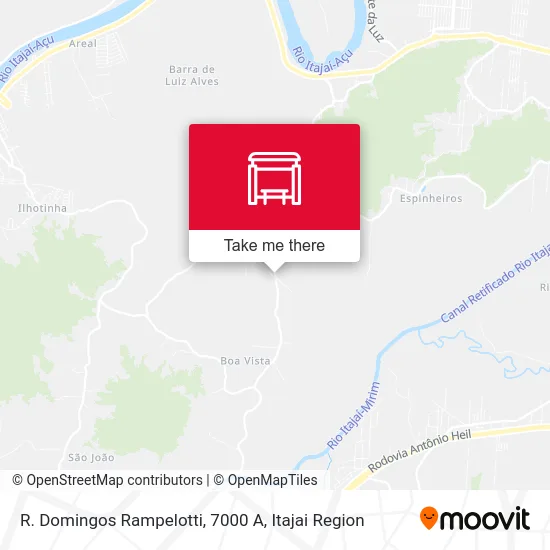 R. Domingos Rampelotti, 7000 A map