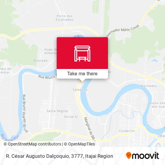 R. César Augusto Dalçoquio, 3777 map