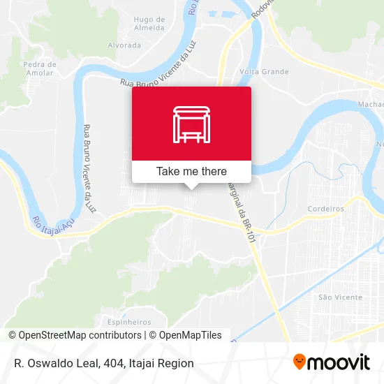 R. Oswaldo Leal, 404 map