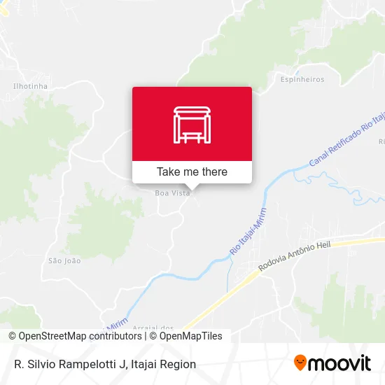 R. Silvio Rampelotti J map