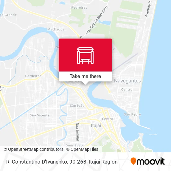 R. Constantino D'Ivanenko, 90-268 map