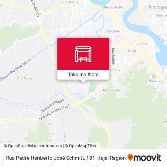 Rua Padre Heriberto José Schmitt, 181 map