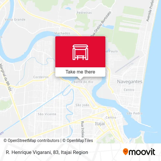 R. Henrique Vigarani, 83 map