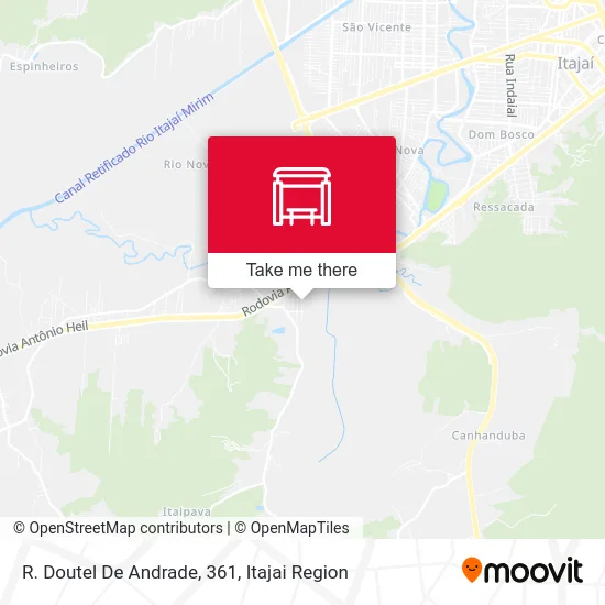 R. Doutel De Andrade, 361 map