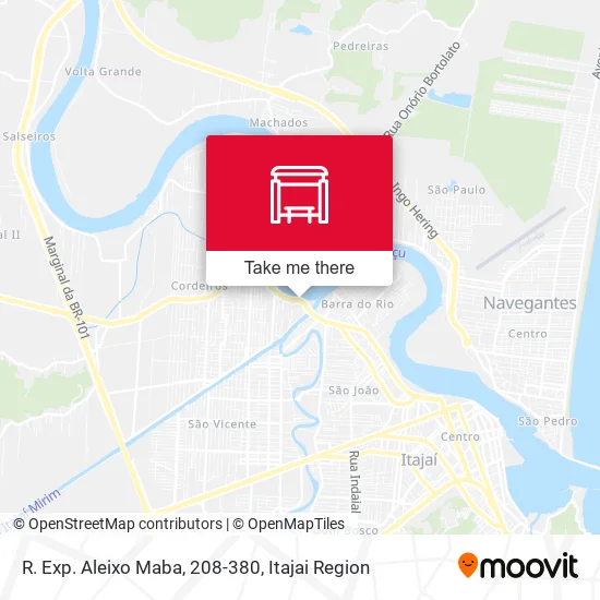R. Exp. Aleixo Maba, 208-380 map