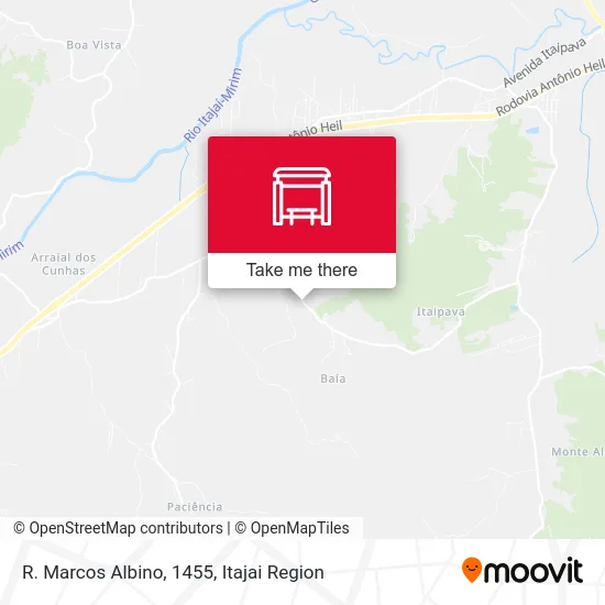 R. Marcos Albino, 1455 map