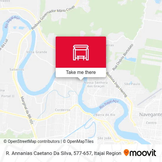 R. Annanias Caetano Da Silva, 577-657 map