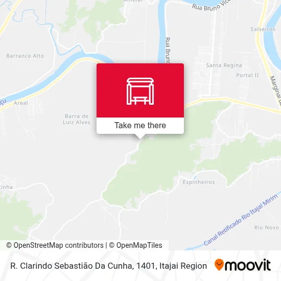 R. Clarindo Sebastião Da Cunha, 1401 map