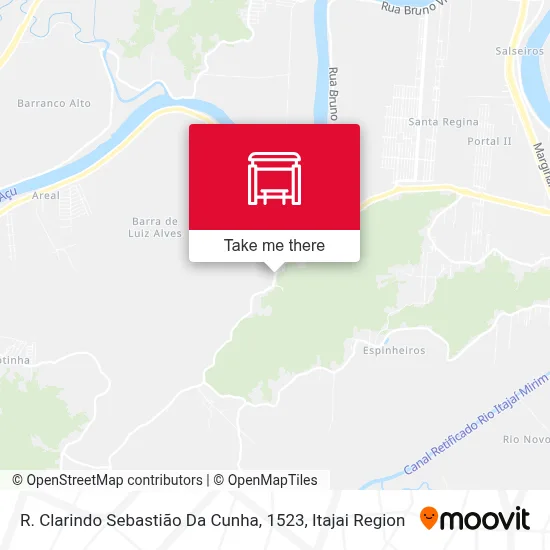 R. Clarindo Sebastião Da Cunha, 1523 map