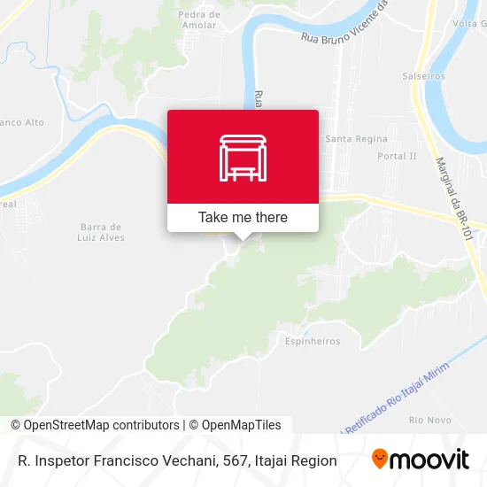 R. Inspetor Francisco Vechani, 567 map