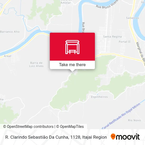 R. Clarindo Sebastião Da Cunha, 1128 map