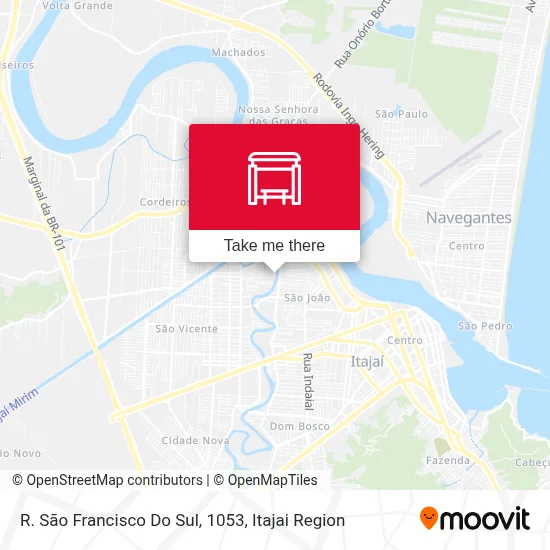 R. São Francisco Do Sul, 1053 map