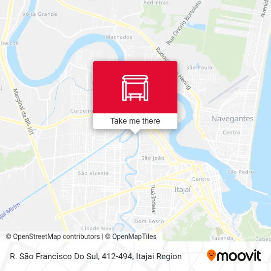 R. São Francisco Do Sul, 412-494 map