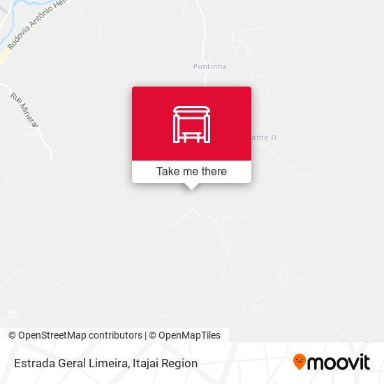 Estrada Geral Limeira map