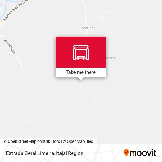 Estrada Geral Limeira map