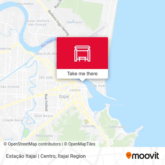 Estação Itajaí | Centro map