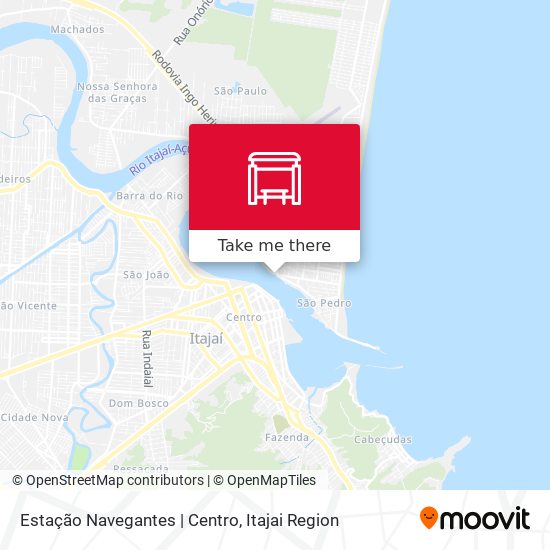 Mapa Estação Navegantes | Centro