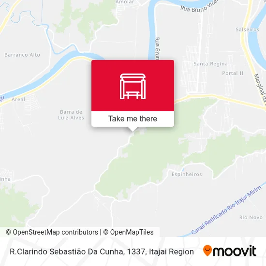 R.Clarindo Sebastião Da Cunha, 1337 map