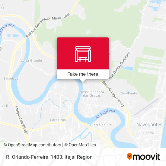 R. Orlando Ferreira, 1403 map