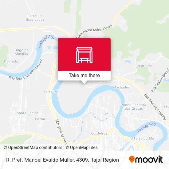 R. Pref. Manoel Evaldo Müller, 4309 map