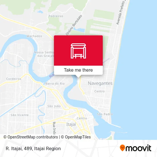 R. Itajai, 489 map