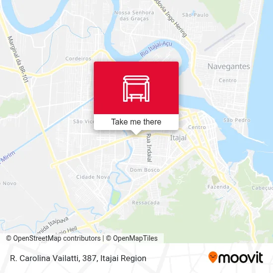 R. Carolina Vailatti, 387 map