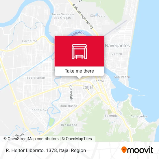 R. Heitor Liberato, 1378 map