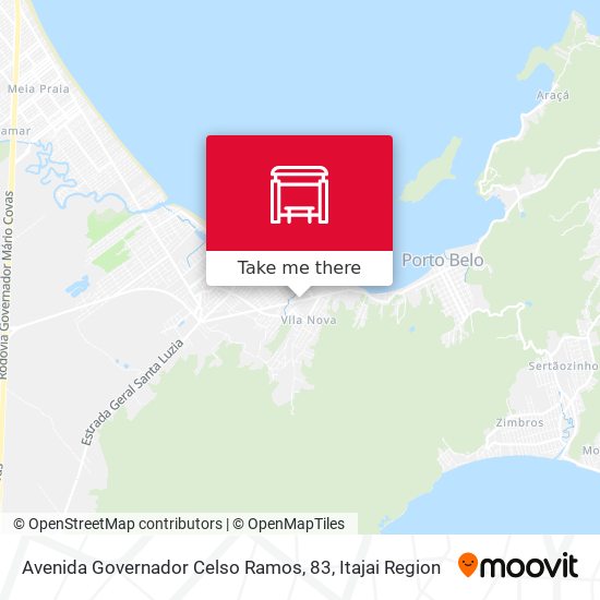 Avenida Governador Celso Ramos, 83 map