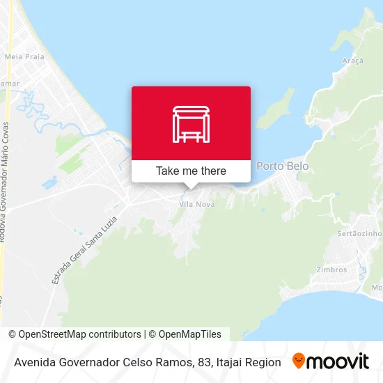 Avenida Governador Celso Ramos, 83 map