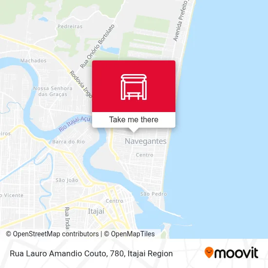 Rua Lauro Amandio Couto, 780 map